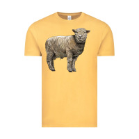 Vintage Mustard southdown sheep Vintage Tee - LillyAllenDesigns