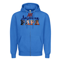 True Royal all american papa Zipper Hoodie - BarkalooDesign