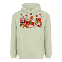 Matcha Christmas coffee cups Heavyweight Hoodie - texasbilliewilder