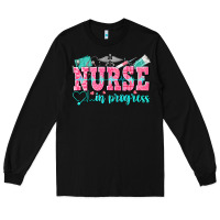 Black nurse in progress Long Sleeve Tee - NancyCooperArtShop
