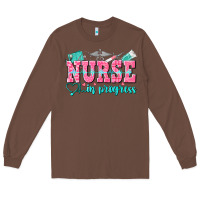 Chestnut nurse in progress Long Sleeve Tee - NancyCooperArtShop