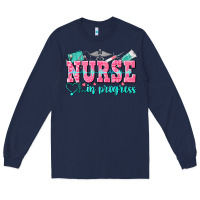 Navy nurse in progress Long Sleeve Tee - NancyCooperArtShop
