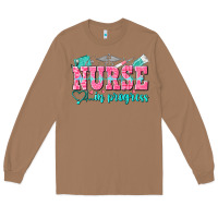 Toasted Coconut nurse in progress Long Sleeve Tee - NancyCooperArtShop