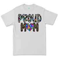 Dove Grey proud mom Premium Tee - CowhideDigitalArt