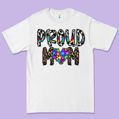Proud Mom Premium Tee Designed By Cowhidedigitalart