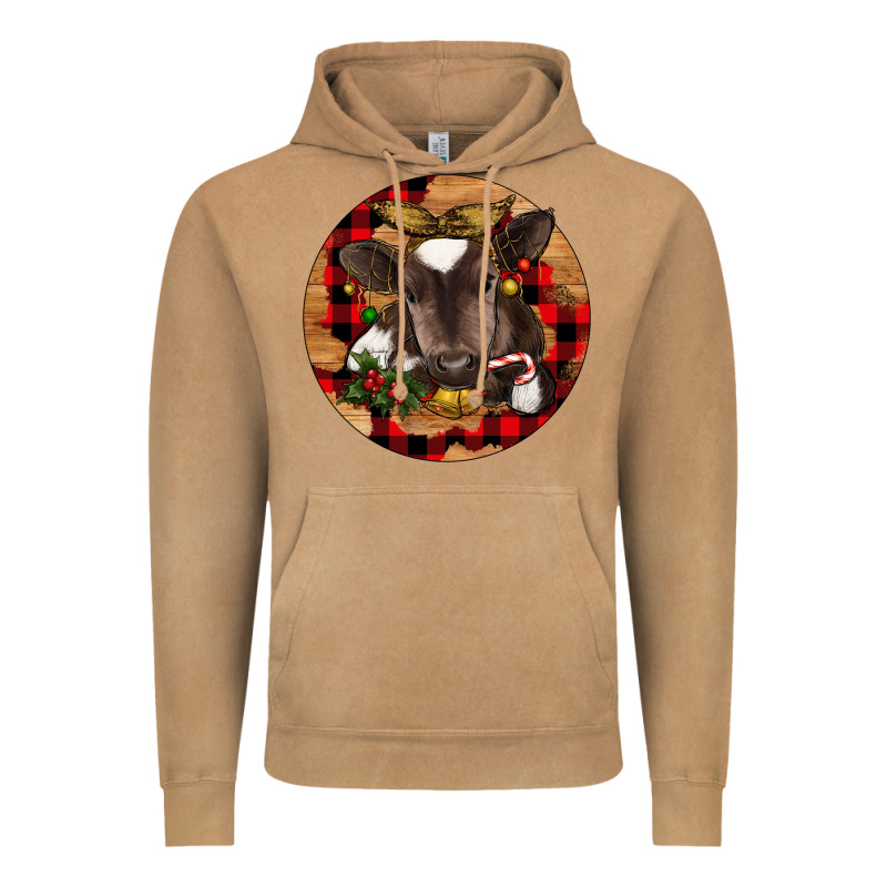 Christmas Baby Cow Vintage Hoodie by RanaPortraitStore | Teevron
