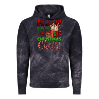Cloud Black fill up your cup with christmas cheer Vintage Hoodie - Jasminsmagicworld