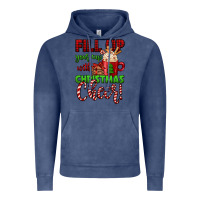 Vintage Denim fill up your cup with christmas cheer Vintage Hoodie - Jasminsmagicworld