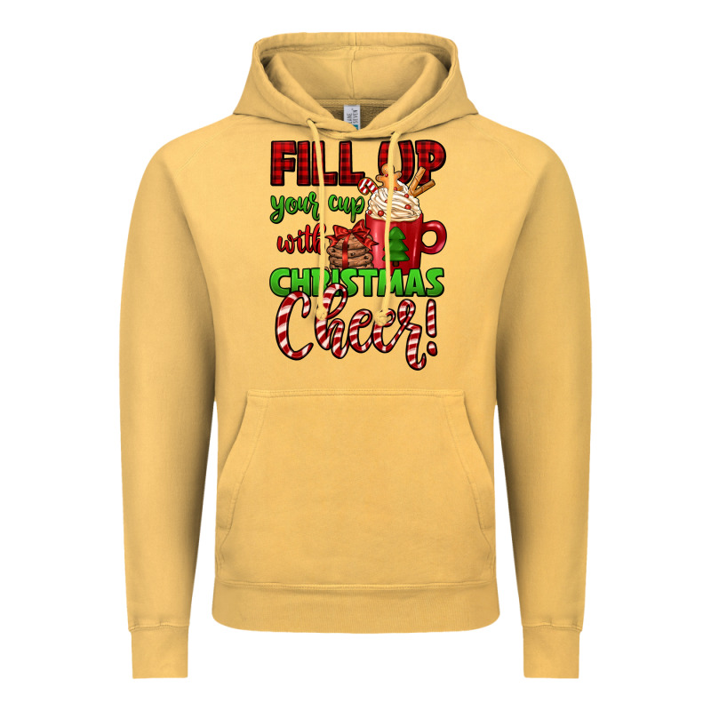 Fill Up Your Cup With Christmas Cheer Vintage Hoodie by Jasminsmagicworld | Teevron