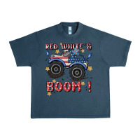 Midnight Navy 4th of july png, monster truck Urban Heavy Tee - MaliasSmallBusiness