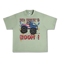 Oil Green 4th of july png, monster truck Urban Heavy Tee - MaliasSmallBusiness