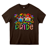 Chocolate Brown pride Heavy Core Tee - CowhideDigitalArt