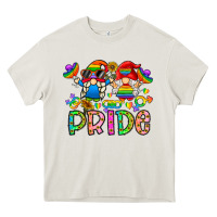 Cream pride Heavy Core Tee - CowhideDigitalArt