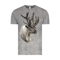 Cloud Rock Reindeer Buck Deer Head Vintage Tee - LillyAllenDesigns