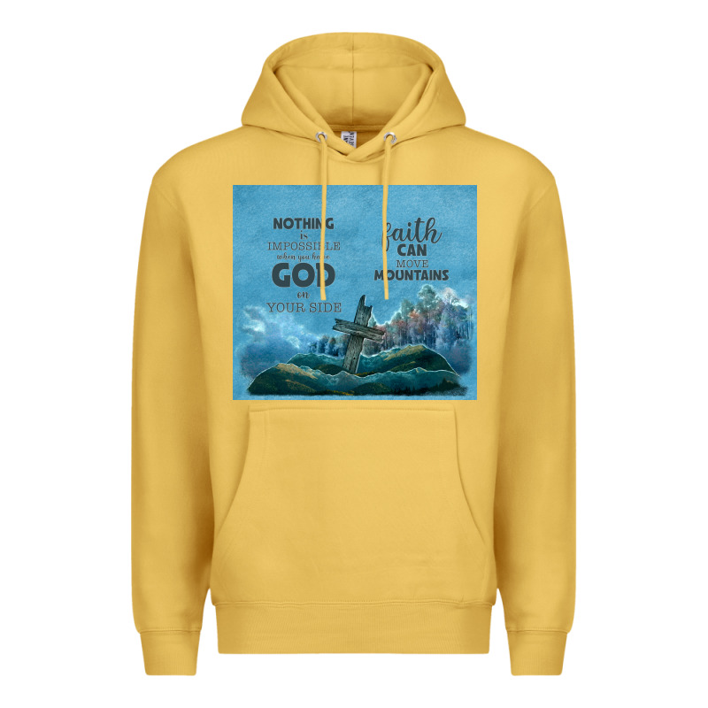 Nothing Is Impossible With Cross Premium Hoodie by TumblerDesignByShophia | Teevron