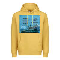 Antique Gold nothing is impossible with cross Premium Hoodie - TumblerDesignByShophia