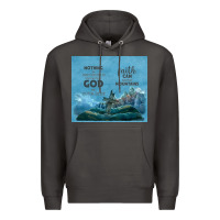 Smoke nothing is impossible with cross Premium Hoodie - TumblerDesignByShophia