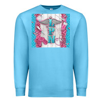 Ocean Blue lpn tumbler tbs Premium Sweatshirt - TumblerDesignByShophia