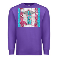 Purple lpn tumbler tbs Premium Sweatshirt - TumblerDesignByShophia
