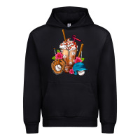 Black Baseball Frappe Urban Hoodie - FaDigitalArtStudio
