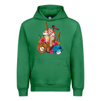 Emerald Baseball Frappe Urban Hoodie - FaDigitalArtStudio