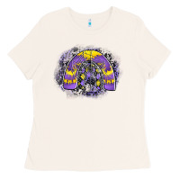 Bone halloween rainbow Ladies Tee - CowhideDigitalArt