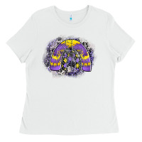 White halloween rainbow Ladies Tee - CowhideDigitalArt