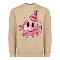 Mushroom birthday girl Heavyweight Sweatshirt - MaliasSmallBusiness