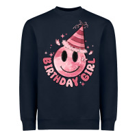 Navy birthday girl Heavyweight Sweatshirt - MaliasSmallBusiness
