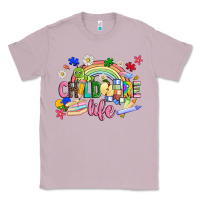 Lilac childcare life Classic Tee - JahusDesignShop