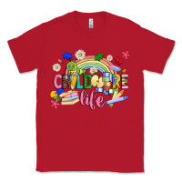 Red childcare life Classic Tee - JahusDesignShop