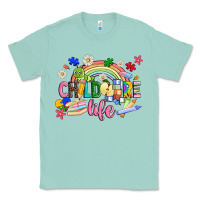 Seafoam childcare life Classic Tee - JahusDesignShop