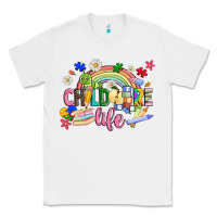 White childcare life Classic Tee - JahusDesignShop