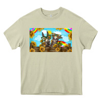 Mossy 2 donkeys sunflower Heavy Core Tee - BarkalooDesign