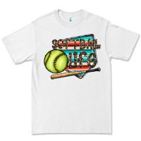 White softball life Premium Tee - CowhideDigitalArt
