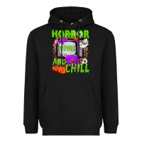 Black Horror movies and chill Heavyweight Hoodie - NancyCooperArtShop