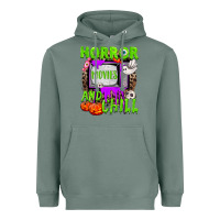 Sage Horror movies and chill Heavyweight Hoodie - NancyCooperArtShop