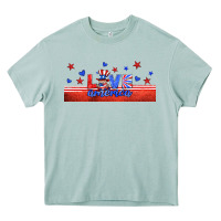 Arona love america gnome libbey cup Heavy Core Tee - HRA Design Shop