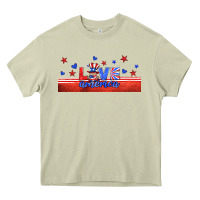 Mossy love america gnome libbey cup Heavy Core Tee - HRA Design Shop