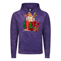 Cloud Purple Christmas coffee Vintage Hoodie - Jasminsmagicworld