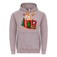 Vintage Zinc Christmas coffee Vintage Hoodie - Jasminsmagicworld