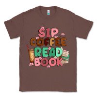 Chestnut sip coffee read book Classic Tee - MaliasSmallBusiness