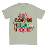 Matcha sip coffee read book Classic Tee - MaliasSmallBusiness