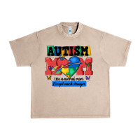 French Oak autism mom like a normal mom Urban Heavy Tee - MaliasSmallBusiness
