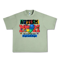 Oil Green autism mom like a normal mom Urban Heavy Tee - MaliasSmallBusiness