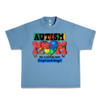 Pebble Blue autism mom like a normal mom Urban Heavy Tee - MaliasSmallBusiness