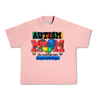 Salmon autism mom like a normal mom Urban Heavy Tee - MaliasSmallBusiness