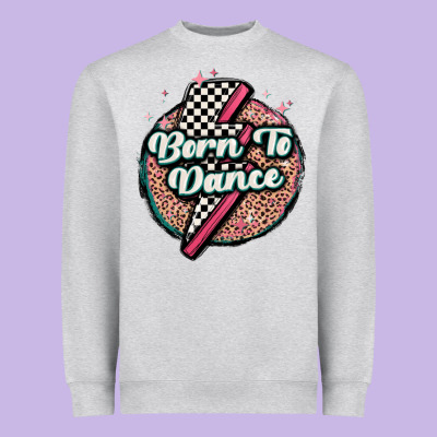 Born To Dance Heavyweight Sweatshirt Designed By Maliassmallbusiness