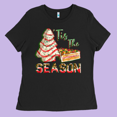 Tis The Season Ladies Tee Designed By Fadigitalartstudio