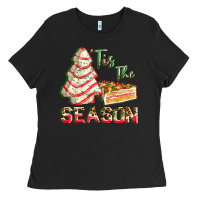Black tis the season Ladies Tee - FaDigitalArtStudio